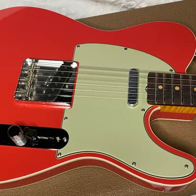 NEW! Fender Custom Shop Flamethrower Telecaster Custom - NOS - Modern Specs - Texas Special Pick-Ups - AAAA Flamed Neck - Fiesta Red - Authorized Dealer - 7.7lbs - G07041 image 3