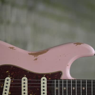 Fender Custom Shop '63 Stratocaster, Heavy Relic, Custom Order - Shell Pink image 4
