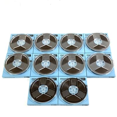 Maxell XLI 50-30B BQ Open Reel Tape Black Lot of 10 #2 TGHM image 2