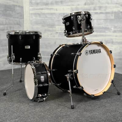 Yamaha Tour Custom Maple 4pc Drum Set 20/12/14/14 Licorice Satin image 1