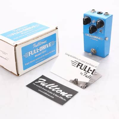 Fulltone Full-Drive FD1 Overdrive Guitar Effects Pedal w/ Box & Manual #50131 image 11