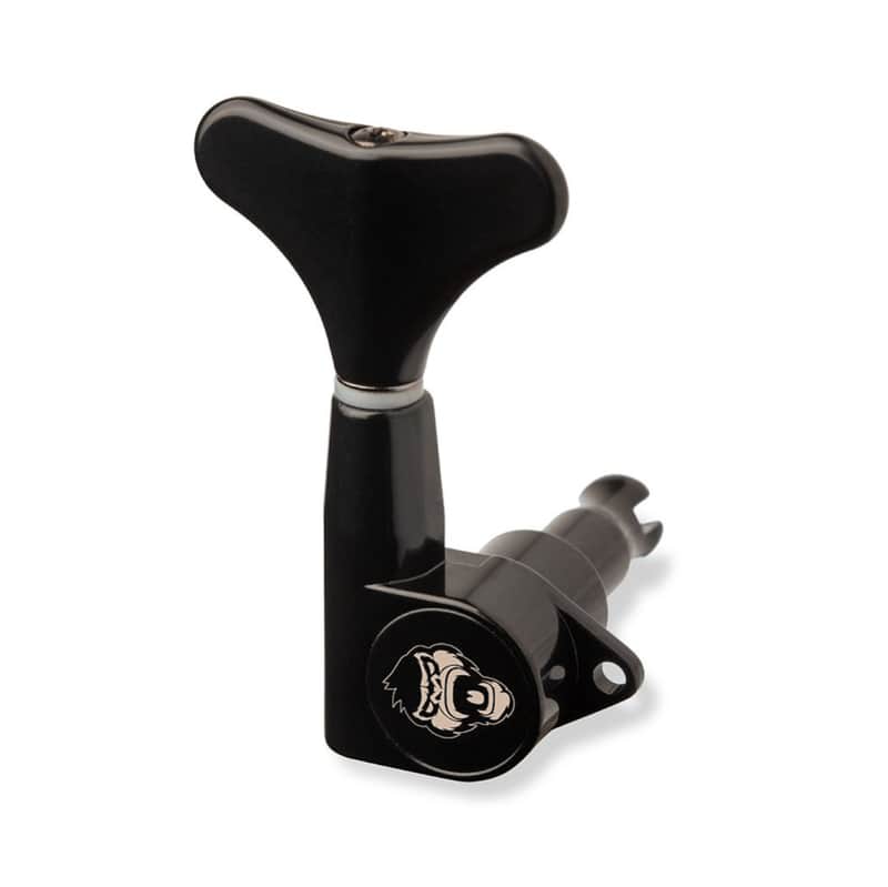 Guitar Monkey 7-String Set Bass Tuning Machine Heads (4l+3r, 3l+4r) Black image 1