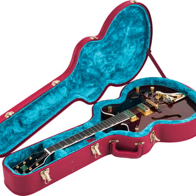 Gretsch Limited Edition Abbey Road Studiomatic Hollow Body with Bigsby and Gold Hardware, Ebony Fingerboard, Classic Walnut Stain image 8