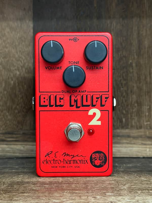 Electro-Harmonix / JHS Nano Big Muff 2 Dual Op-Amp Fuzz 2025 - Present - Red