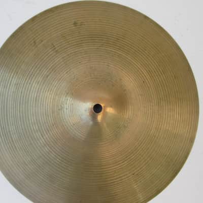 Avedis Zildjian 14" Cymbal 1960s  New Beat Hi Hat Bottom ?  1238 Grams "Good" Condition image 7