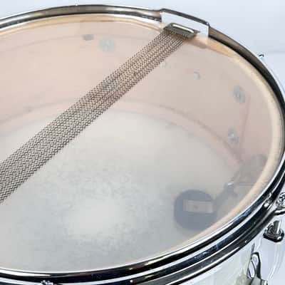 Slingerland 5.5x14" 50's Deluxe Student Model 1-Ply Snare Drum - White Marine Pearl image 17