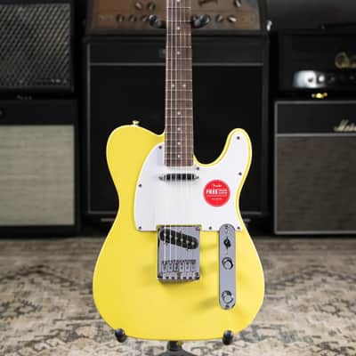 Squier Sonic Telecaster Electric Guitar - Canary Yellow image 4