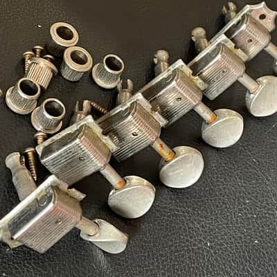 Kluson Single Line Tuners 60's RI Aged Nickel Relic Strat Tele JazzMaster image 1
