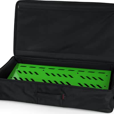 Gator GPB-XBAK Aluminum Extra Large Pedalboard, 35" x 17" w/ Softcase, Screamer Green image 7
