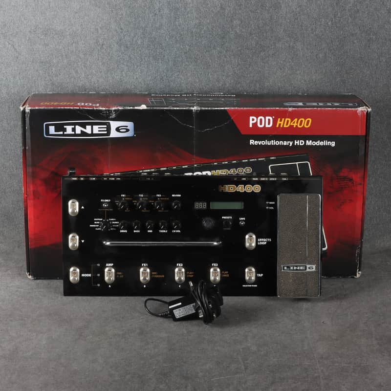 Line 6 POD HD400 Multi-Effect and Amp Modeler | Reverb UK