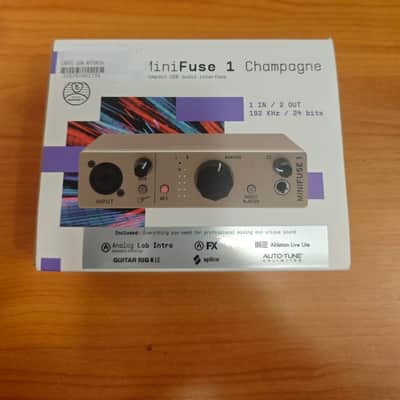 Arturia MiniFuse 1 USB-C Audio Interface 2021 - Champagne image 2
