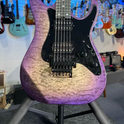 Kramer Volante Quilt HHFR Electric Guitar - Ultraviolet Burst GET PLEK'D! 978 image 2