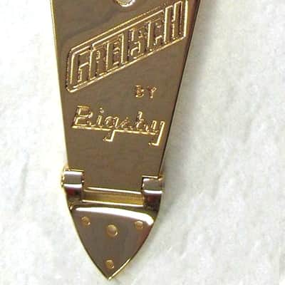 Bigsby® B6G Gold Vibrato Tremolo Tailpiece~Gretsch By Bigsby Logo~USA~Brand New image 2
