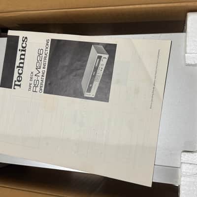Technics RS-M226 Cassette Deck Tested w/ Original Box Manual Dolby B/C Japan image 10
