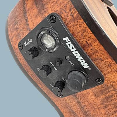Nalu All-Solid Tenor Acoustic Electric Ukulele image 7