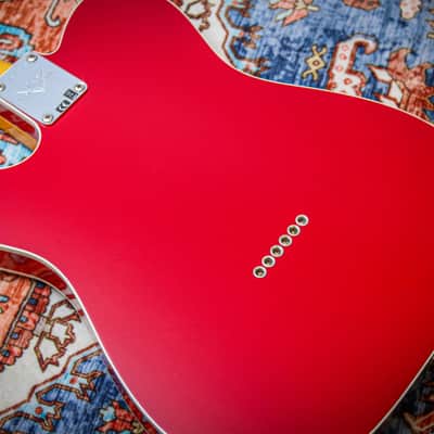 FENDER USA Custom Shop '59 Reissue Telecaster Custom Relic " Morocco red + Rosewood" (2024) image 19