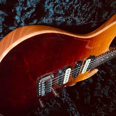 Suhr Modern Carve Top Desert Gradient Angel Quilt Mahogany Back, Cocobolo knobs and Covers image 10
