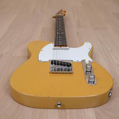1980s Tokai Breezysound Model TE50-BLR T-Style Vintage Electric Guitar Butterscotch Japan w/ Case image 10