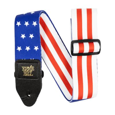 Ernie Ball Premium Guitar Strap/Bass Strap - Stars and Stripes