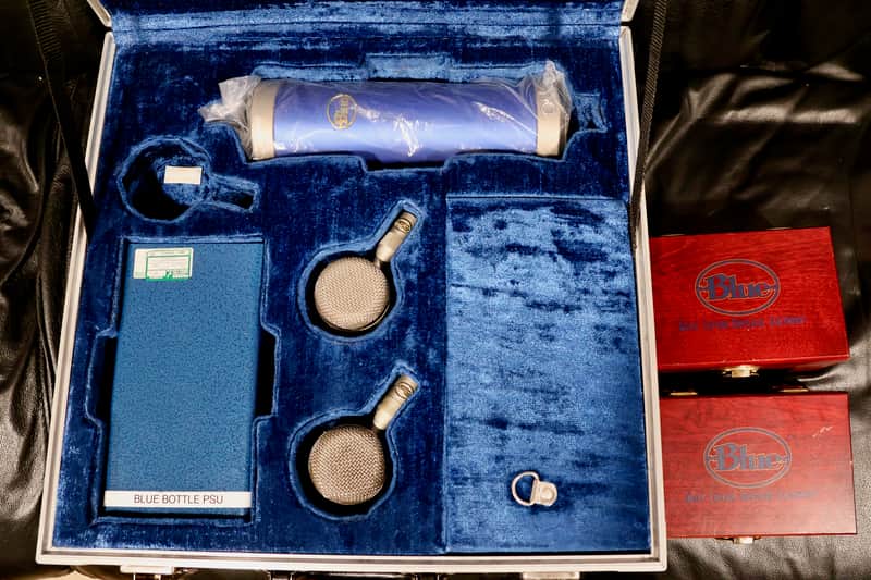Blue Bottle Tube Mic with B6 & B0 Capsules 2010s - Blue image 1
