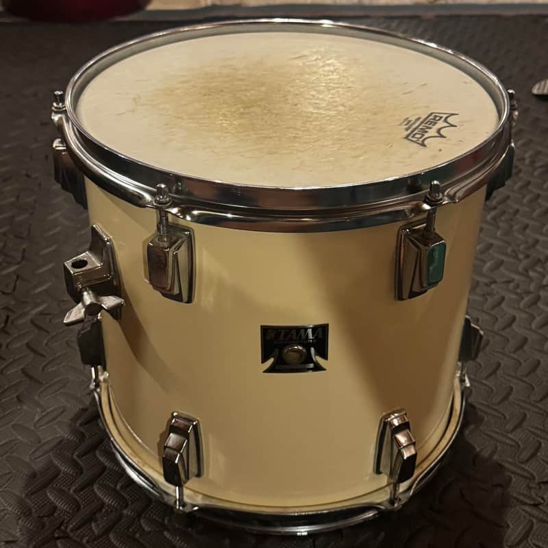 Tama Swingstar 12x11” Power Tom 1980s MIJ - White image 1