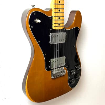 Fender Telecaster Deluxe w/ RARE Factory Tremolo 1973-1974 - Mocha Brown image 7