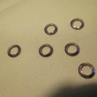 Vintage NEW-OLD-STOCK 1958 1959 Grover Pat Pend tuners nickel WASHERS for gibson Les Paul PAF Burst standard es 355 Flying v 175 SG image 15
