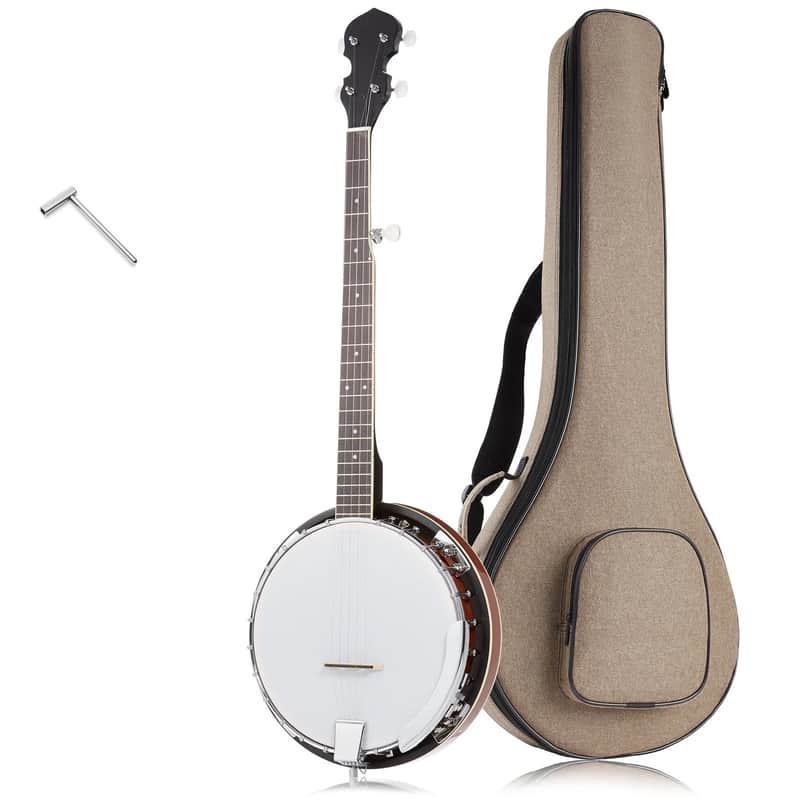5-String Banjo, Left Handed w/ Closed Back, Mahogany | Reverb