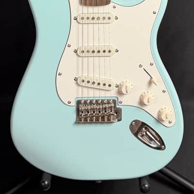 Squier FSR Classic Vibe 70's Stratocaster Electric Guitar Sonic Blue Finish (693) image 1