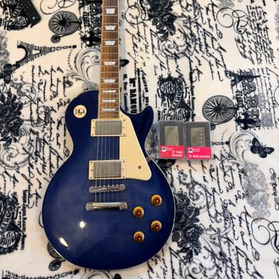 Epiphone Les Paul Standard Pro 2019 modified with Seymour Duncans - Transparent Blue image 1