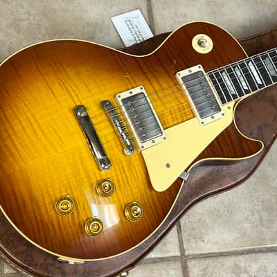 2024 Gibson Custom Shop 1959 Les Paul Standard Reissue VOS Iced Tea Burst image 1