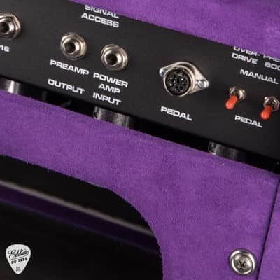 Amplified Nation Bombshell Overdrive 50w Head/1x12 Speaker Cab - Purple Suede & Liquid Gold Leaf #194 image 11