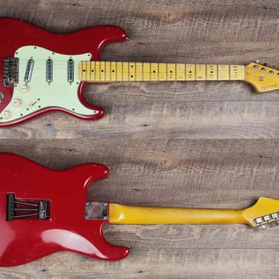 MyDream Partcaster Custom Built - Relic Dakota Red Lipsticks image 1