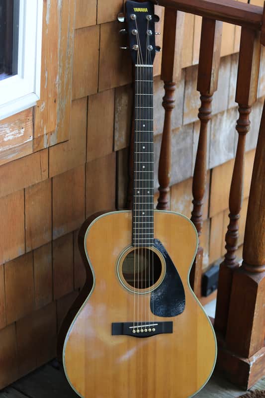 Yamaha sj-180 acoustic guitar - natural image 1