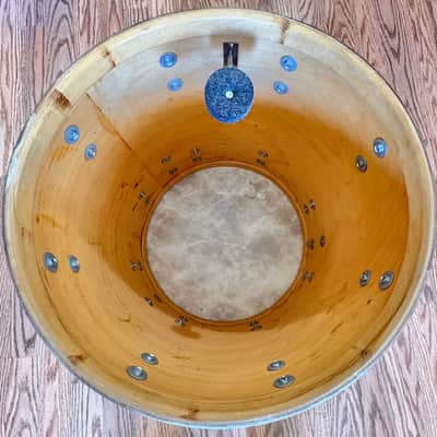 Vintage  Slingerland/Rogers Drum set 12" 14" 18" 1960s Green Sparkle Re-Wrap Kit image 10