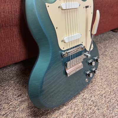 Gibson Melody Maker D SG w/ Vibrola 1966-70 Pelham Blue Gorgeous w/Original Case image 5