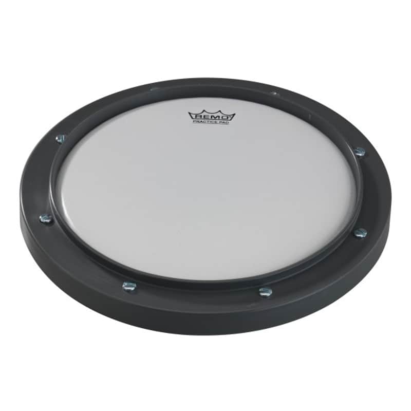 Remo RT-0010-00 Practice Pad™ - Tunable, Grey, Ambassador® Coated Drumhead, 10" image 1
