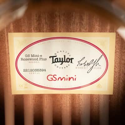 Taylor GS Mini-e Rosewood Plus Acoustic/Electric Guitar with Aerocase image 13