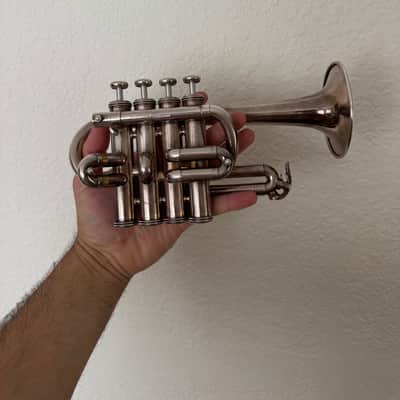 Yamaha Custom 9810 Silver Plated Bb/A Piccolo Trumpet image 2