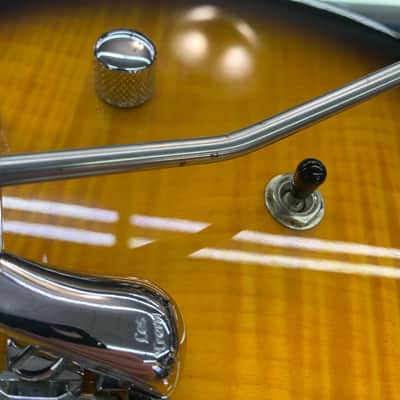 Reverend Manta Ray HB-FM 2007 - Tobacco Burst image 4