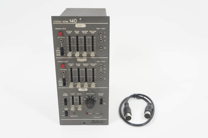 Roland SYSTEM-100M Model 140 Dual Envelope LFO Modular Analog Synthesizer w/8pin Cable image 1