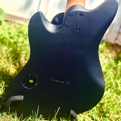 Firefly FFMN FBO Baritone 7 String 2026 - Open-Pore Matte Black image 6