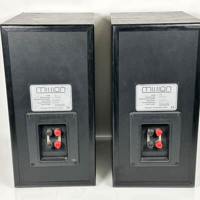 Vintage 90's Mission 732i 2-Way Base Reflex Bookshelf Speakers Pair image 8
