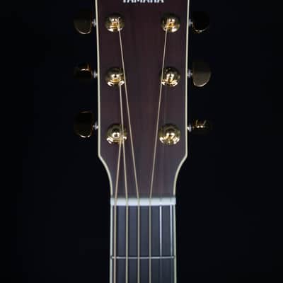 Yamaha LL-TA TransAcoustic Dreadnought, Brown Sunburst with Hard Bag image 9
