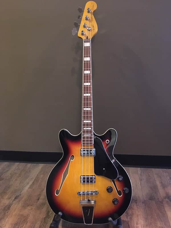 Fender Coronado Bass II 3 Tone Sunburst Reissue image 1