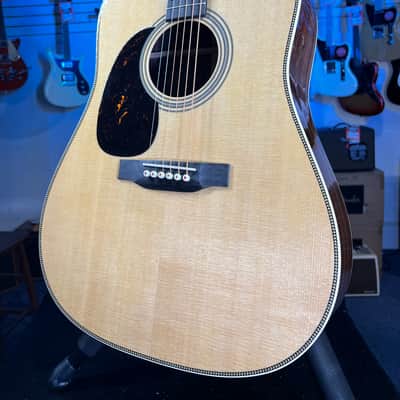Martin HD-28L Lefty Standard Series Acoustic Guitar Natural with Aging Toner (2025) 466! image 3