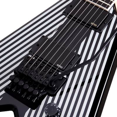 Wylde Audio Viking V Pinstripe FR Floyd Rose  Zakk Wylde V Shape Electric Guitar image 13