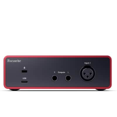 Focusrite Scarlett 2i2 4th Gen USB Audio Interface 2023 - Present - Red image 2