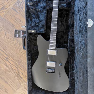 Fender Jim Root Jazzmaster Flat Black USA 2020 w/ EMG 81/60 & Fender Hardshell Case image 3