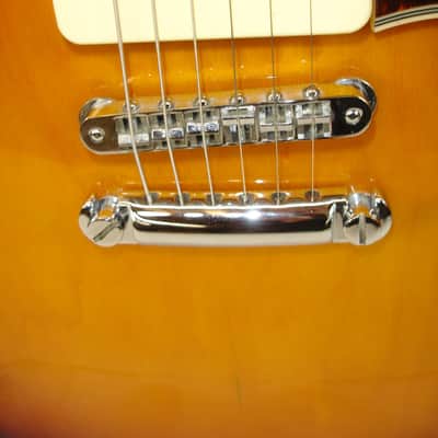 D'Angelico DAPDCVSBCSCB9EX Premier DC Boardwalk (P90s) Semi-Hollow Electric Guitar, Vintage Sunburst (Guitar Center Exclusive) image 5